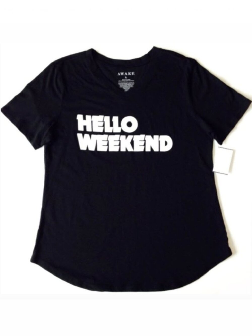 Awake "Hello Weekend" Tee - Picture 1 of 3
